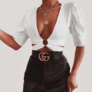 Cloud Nine | Crop Blouse